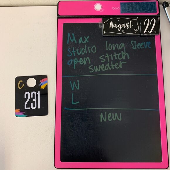 Max Studio Sweater Womens L Large Oatmeal Melange Hi-Low Drop Shoulder Pullover - Picture 10 of 11